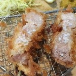 岩塩をパラパラっと