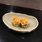 花小路 さわ田 - ド定番！茄子と白味噌とウニ♡