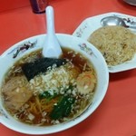 五十番 - 「サービスセット　Ｂセット」、八王子ラーメンにして900円のセット