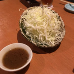 びっくり - 塩だれキャベツ、塩だれ別盛