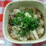 萬楽 - 牛すじ煮込み：350円