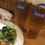 牛タンの笑や - ビール