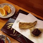 天秀 - 椎茸&穴子&オレンジ