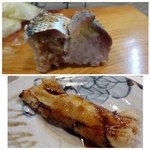 弘寿司 - ◆上：コハダ・・2種類のシャリで。
下：松島の穴子、美味しい。
