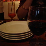 RIGOLETTO　WINE　AND　BAR - 2008/05 テーブル席にて