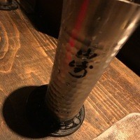 十二社通り 地鶏焼とりや - 山崎ハイボール、細い。