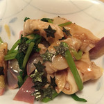 焼鶏館 - ホッキ三つ葉ワサビ６００円