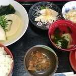 天輪屋 - 筍ごはん定食