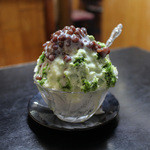 岡女堂菓子司舗 - 料理写真:ミルク宇治金時☆