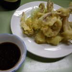 鯉とうなぎのまるます家 総本店 - ゲソフライ