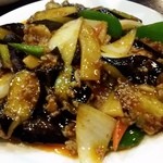 西安刀削麺酒楼 - 麻婆ナス