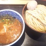 魚介濃厚つけ麺(＋味玉)(中盛)