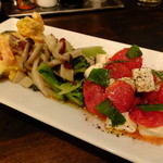 串酒場チチカブ - 前菜三種盛(’16.04月)