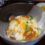 明峰庵 - 自然卵ミニ親子丼