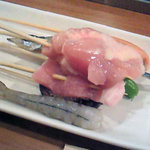 Kushiya Monogatari - えび、牛肉など。