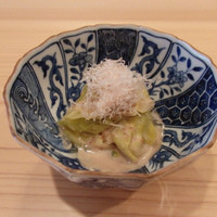 新富 なぐも - 春キャベツの胡麻酢和え