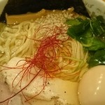 中華そば ムタヒロ - 夜間限定 塩鶏そば♪(中盛+味玉)