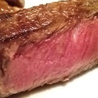 ウルフギャング・ステーキハウス 六本木 - リブ・アイの断面