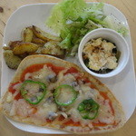 カフェヴェルデ - 米粉ピザ