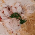 海老のカプチーノビスク