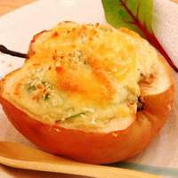 【かき料理】牡蠣とリンゴのグラタン