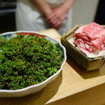 日本料理 太月 - 先代和牛、花山椒