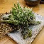 浅草じゅうろく - 全て天然、山菜の天ぷら