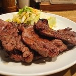 旨味太助 - 牛タン定食（１．５人前）・・相変わらず凄いボリューム。