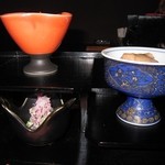 Dan - 二段トレイにのった季節の小鉢3種