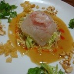 中国四川料理秀峰 戸島店 - 中華風鯛のお刺身