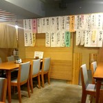 ゆう月 - 昼営業終わり間近の店内