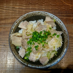 町田汁場 しおらーめん進化 - チャーシュー丼