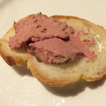 Le Comptoir allant - 鶏白レバームース バゲットにのせます