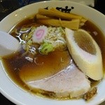 二球 - またまた煮干しそば「激」女子盛り660円(メンマOP)