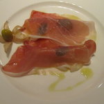 リストランテ パドリーノ・デル・ショーザン - 生ハムとメロンのサラダ