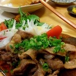 はちどり - 猪肉味噌だれ炒め