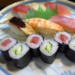 東寿司 - 寿司のアップ