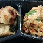 たまや - たまや ＠板橋本町 自家製 幕の内弁当 副菜のおでんと卯の花和え