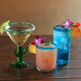A wide variety of cocktails