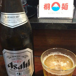 桐麺 - 瓶ビール♪(2016年4月)