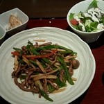 中華料理 ハマムラ - チンジャオロースとご飯のセット