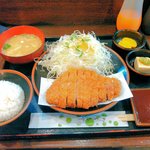 竹乃家 - 特上ロース定食(1100円）