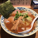 Membu Shibamori - 魚燻ラーメンチャーシュートッピング