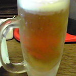 ホワイト餃子 - 生ビール