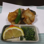 割烹 嶋村 - あいなめ唐揚げ