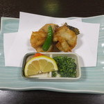 割烹 嶋村 - あいなめ唐揚げ