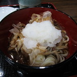 ソースカツ丼 たざわ - 200円追加でおろし蕎麦