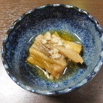 割烹 嶋村 - 芋ずいき旨煮