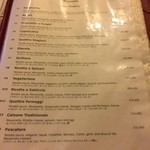 Da Paolo Westlake - メニュー