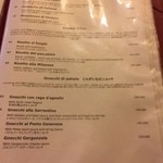 Da Paolo Westlake - メニュー